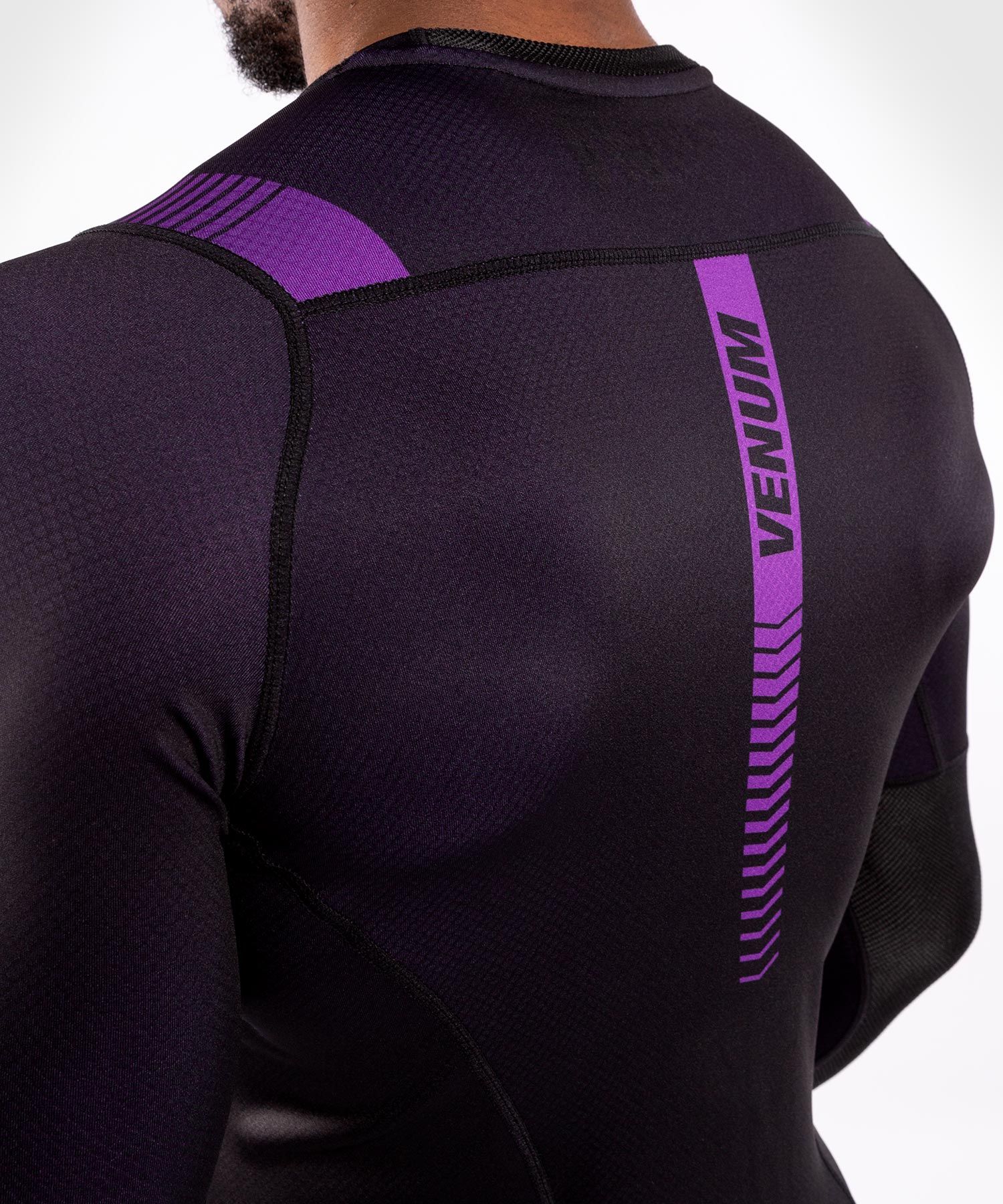 Venum Nogi 3.0 Long Sleeves Rashguard Black Purple photo