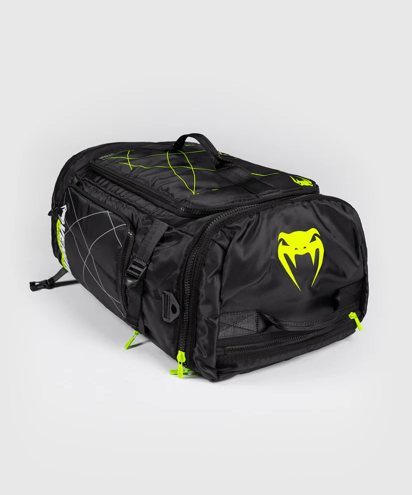 Сумка-рюкзак Venum Training Camp 4.0 Sports Bags Black Neon Green купить
