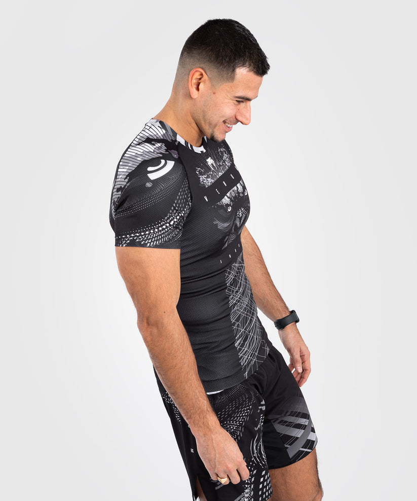 Venum Gorilla Jungle Rashguard Short Sleeves Black White original