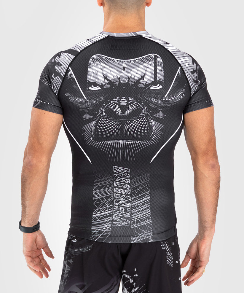 Venum Gorilla Jungle Rashguard Short Sleeves Black White buy
