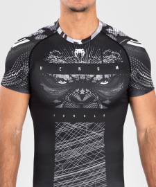 Venum Gorilla Jungle Rashguard Short Sleeves Black White