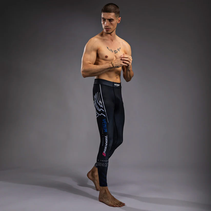 Venum x TEKKEN 8 Jin Kazama Spats Blue Black White price