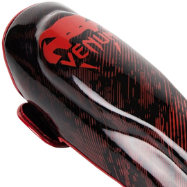 Захист гомілкостопу Venum Fusion Shinguards Red Black, Фото № 2