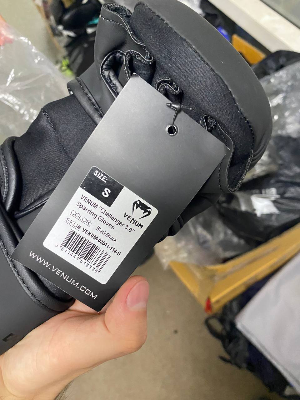 УЦІНКА РУКАВИЦІ ДЛЯ MMA VENUM CHALLENGER 3.0 MMA GLOVES BLACK ціна