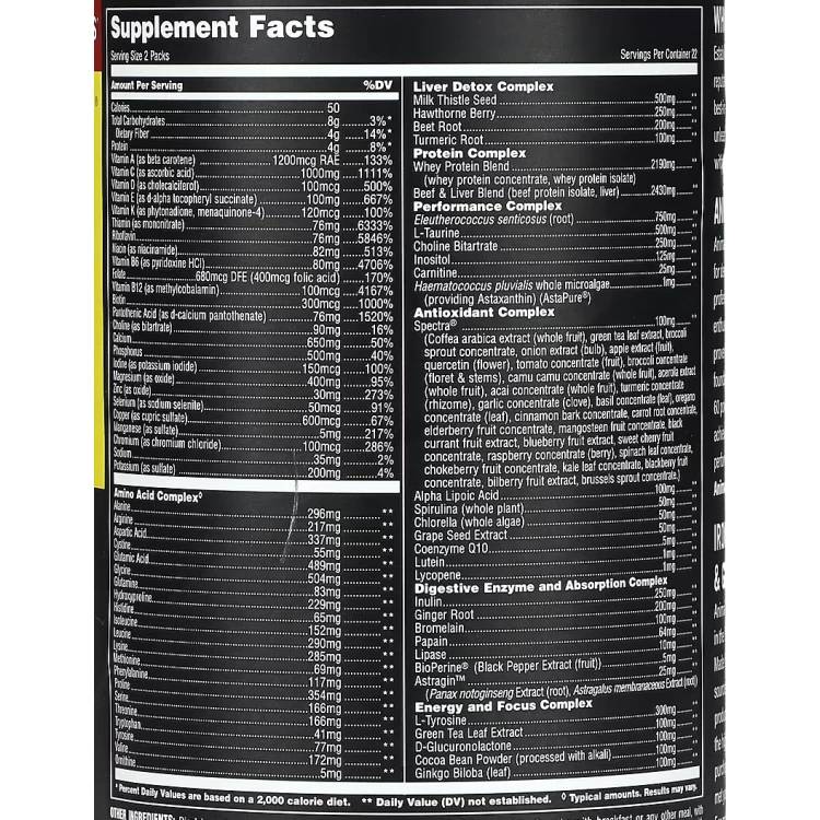 Витаминно-минеральный комплекс Universal Animal Pak 30 Packs купить