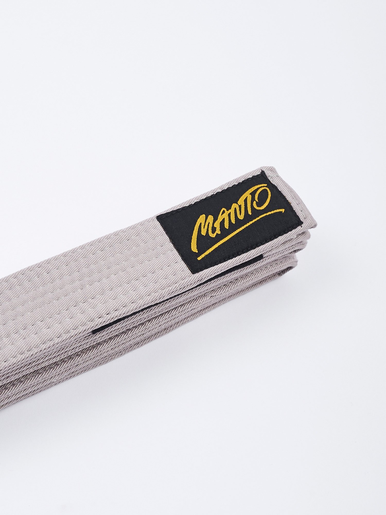 Дитячий пояс для кімоно MANTO Kids Belt BJJ Tag Gray купити