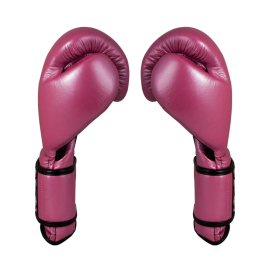 Боксерские перчатки Cleto Reyes Leather Contact Closure Gloves Pink, Фото № 2
