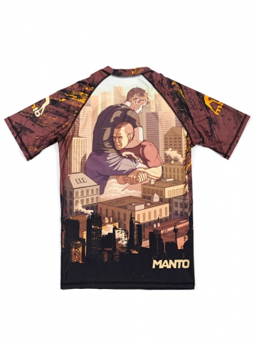 Рашгард MANTO Matlife Rashguard Short Sleeve Black фото
