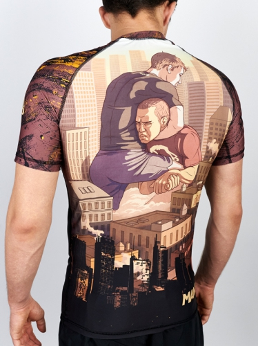 Рашгард MANTO Matlife Rashguard Short Sleeve Black купить