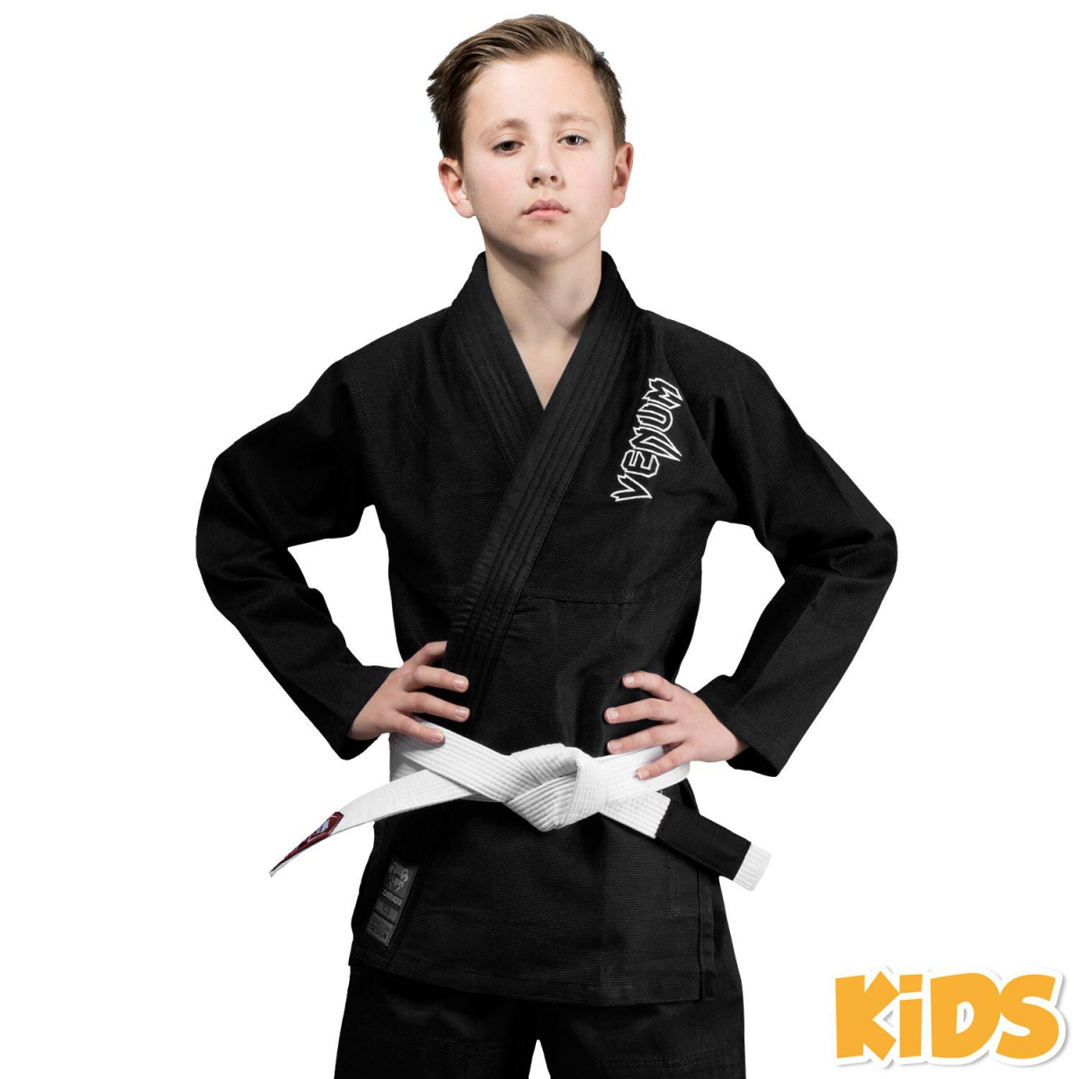 Детское кимоно Venum Contender Kids BJJ Gi Black