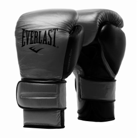 Боксерские перчатки Everlast Powerlock 2 Hook & Loop Pro Training Gloves Black