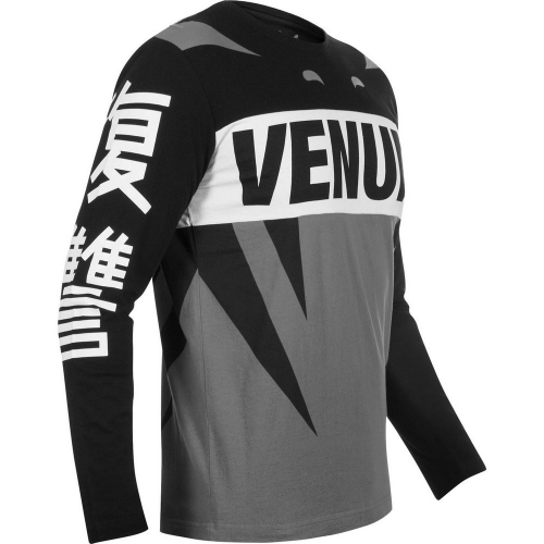 Venum Revenge T-Shirt Grey Black long sleeve price