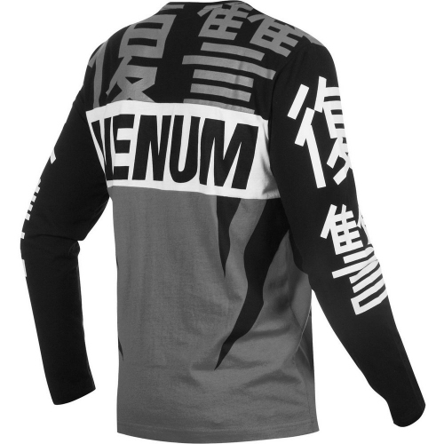 Venum Revenge T-Shirt Grey Black long sleeve photo