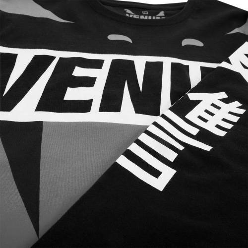 Venum Revenge T-Shirt Grey Black long sleeve size