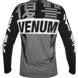 Лонгслів Venum Revenge T-Shirt  Grey Black, Фото № 2
