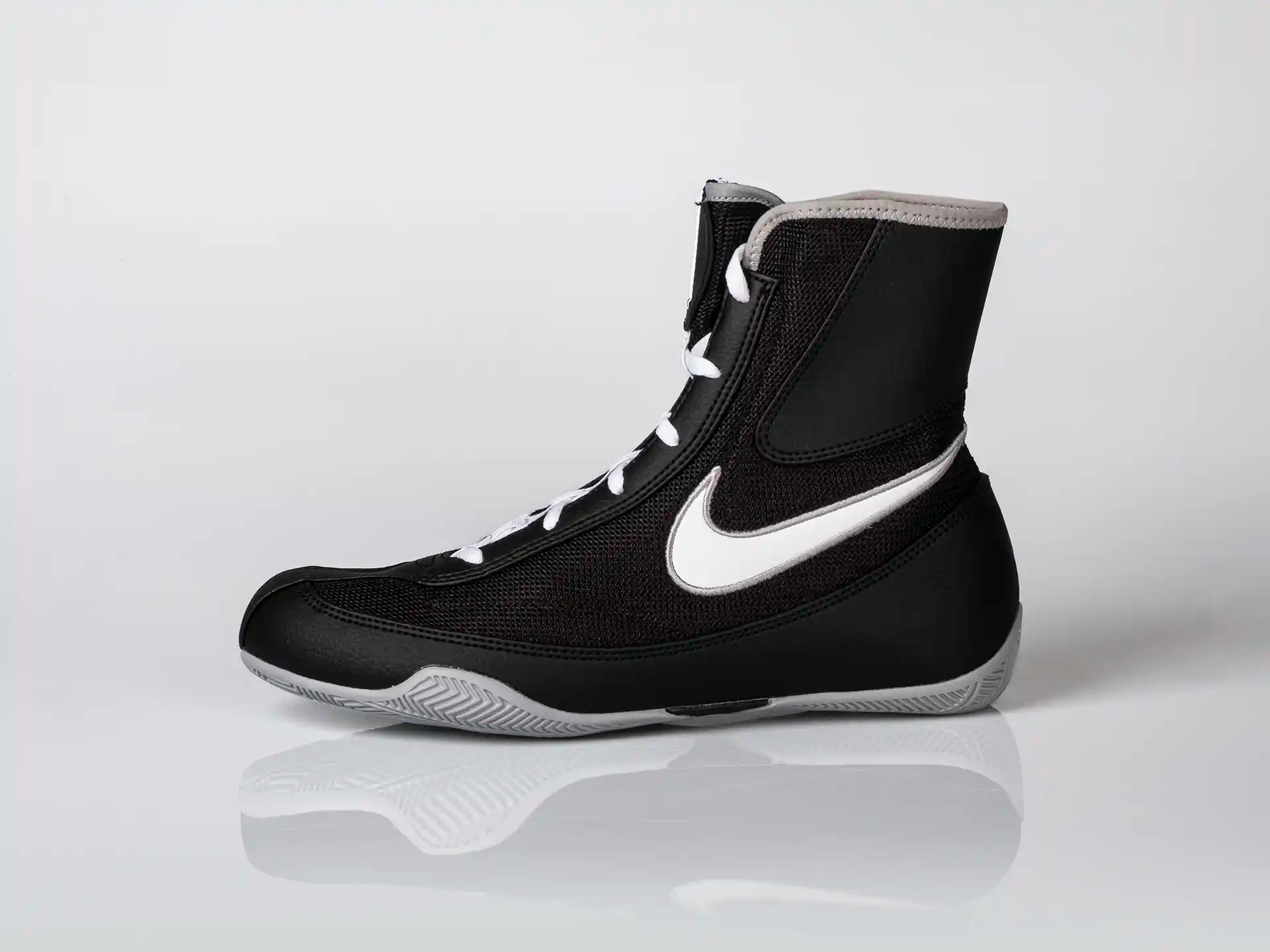 Nike Machomai 2.0 Boxing Boots Black White-Wolf Grey price
