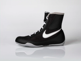 Боксерки Nike Machomai 2.0 Boxing Boots Black White-Wolf Grey, Фото № 3