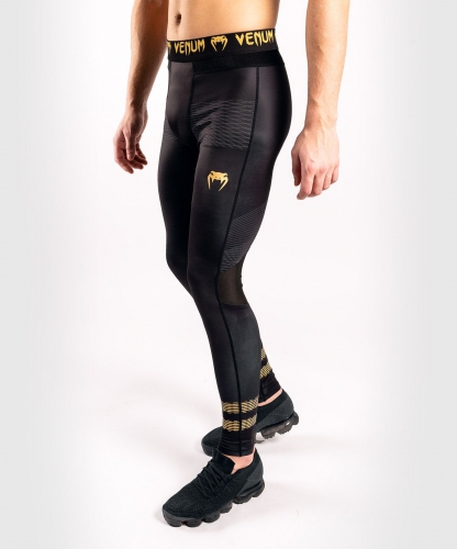 Compression pants Venum Club 182 Spats Black Gold photo