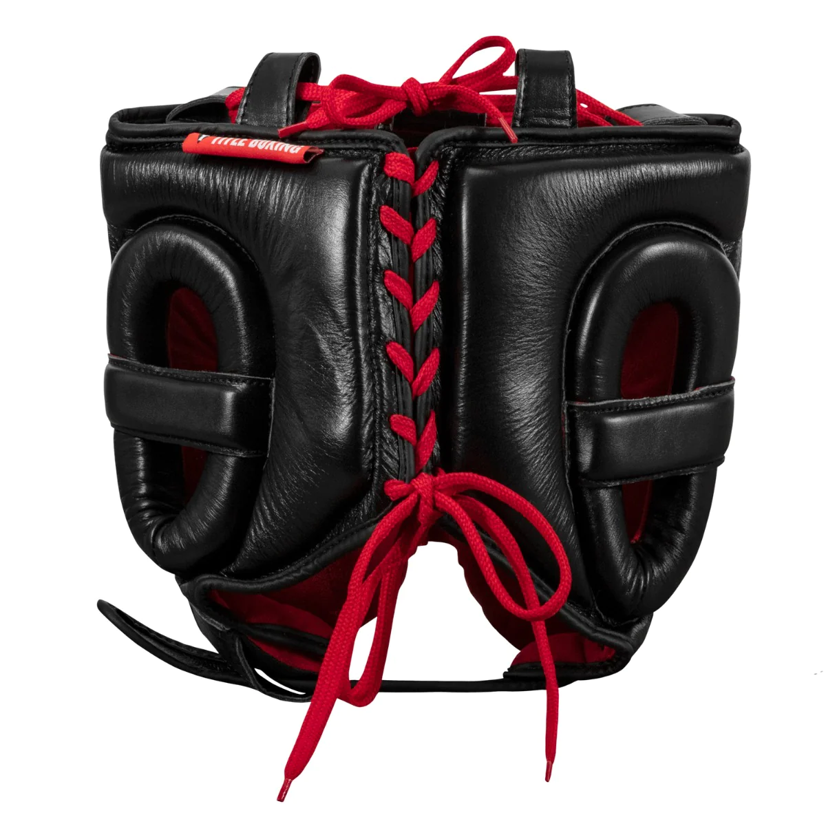 Боксерский шлем TITLE Boxing Ko-Vert Headgear Black фото