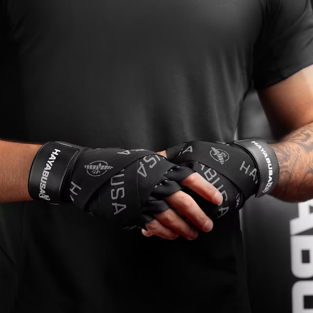 Hayabusa Deluxe Hand Wraps Black photo