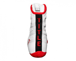 Боксерки TITLE Boxing Total Balance Boxing Shoes White Red, Фото № 2