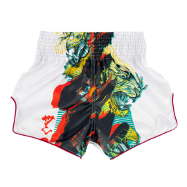 Thai shorts Fairtex BS1908 Satoru Collection White