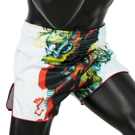 Тайські шорти Fairtex BS1908 Satoru Collection White ціна