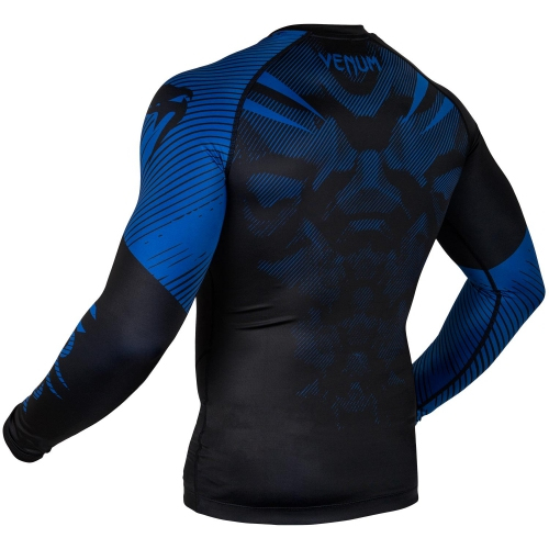 Рашгард Venum NoGi 2.0 Rashguard Long Sleeves Black Blue фото