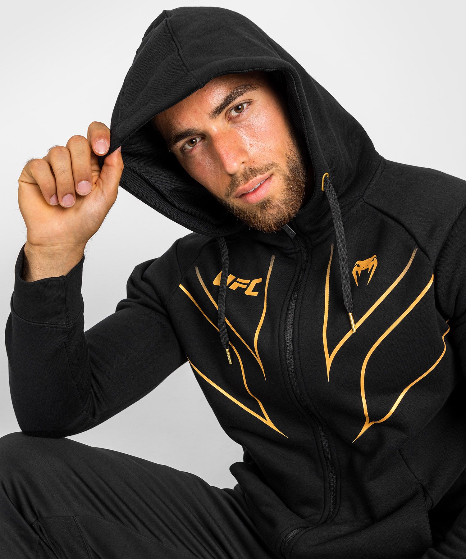 Venum UFC Fight Night 2.0 Mens Full Zip Hoodie Champion photo