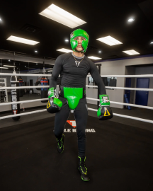 Боксресикй шлем Title WBC Sparring Headgear Green, Фото № 2