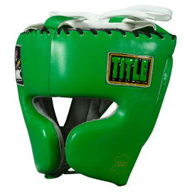 Боксресикй шлем Title WBC Sparring Headgear Green