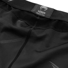 Компрессионные штаны Venum Devil Spats Black Black, Фото № 6