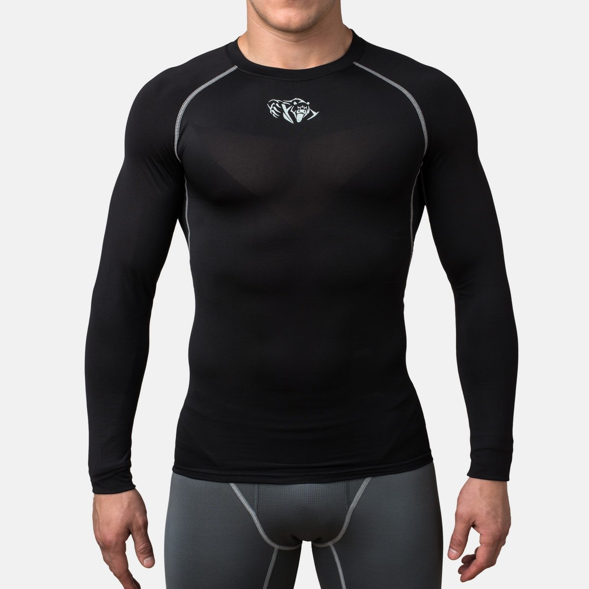 Компрессионная футболка Peresvit Air Motion Black Grey Long Sleeve