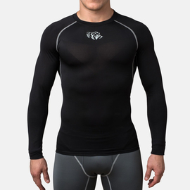 Компрессионная футболка Peresvit Air Motion Black Grey Long Sleeve