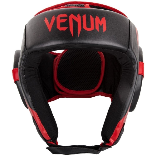 Шлем Venum Challenger Open Face Headgear Black/Red купить