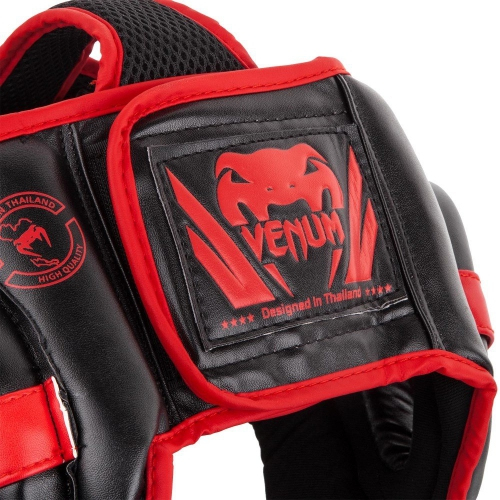 Шлем Venum Challenger Open Face Headgear Black/Red фото