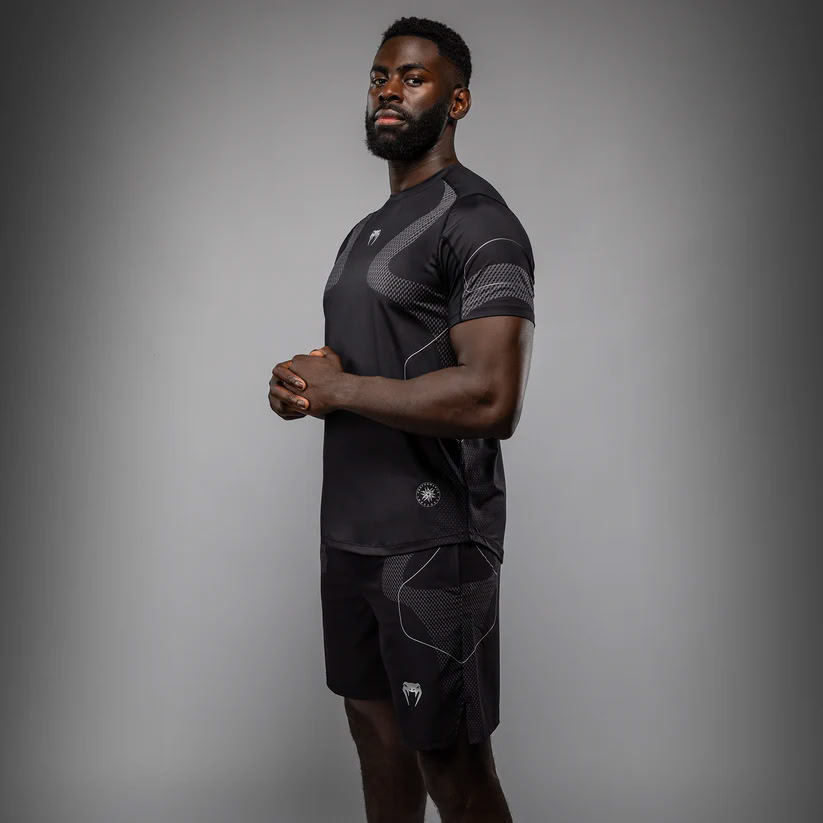 Футболка Venum Nexus Dry-Tech T-Shirt Black Silver оригінал
