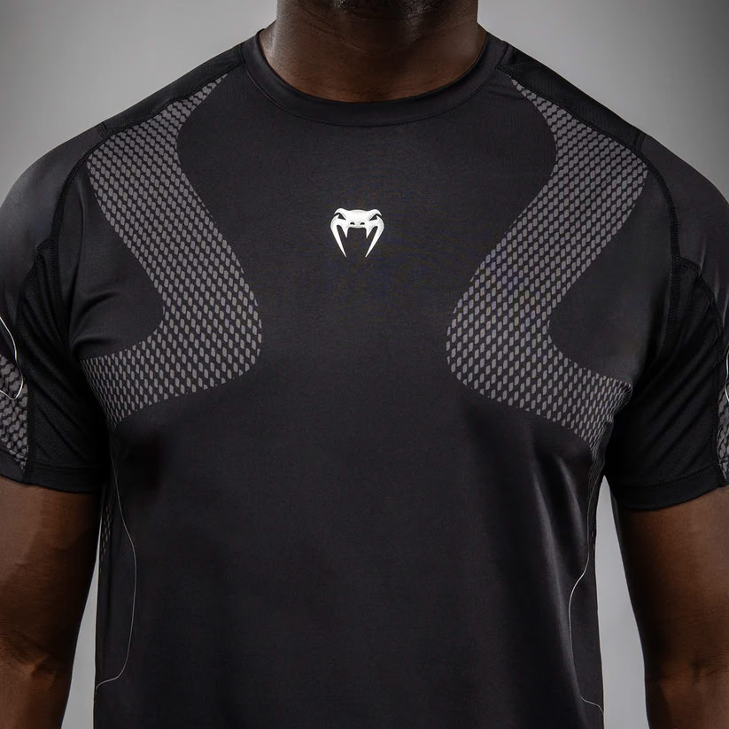 Футболка Venum Nexus Dry-Tech T-Shirt Black Silver розмір