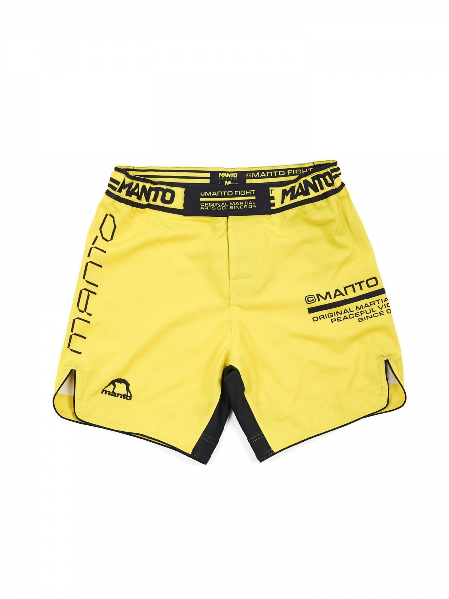 Шорты для MMA MANTO Fight Shorts Future Yellow