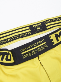 Шорты для MMA MANTO Fight Shorts Future Yellow, Фото № 3