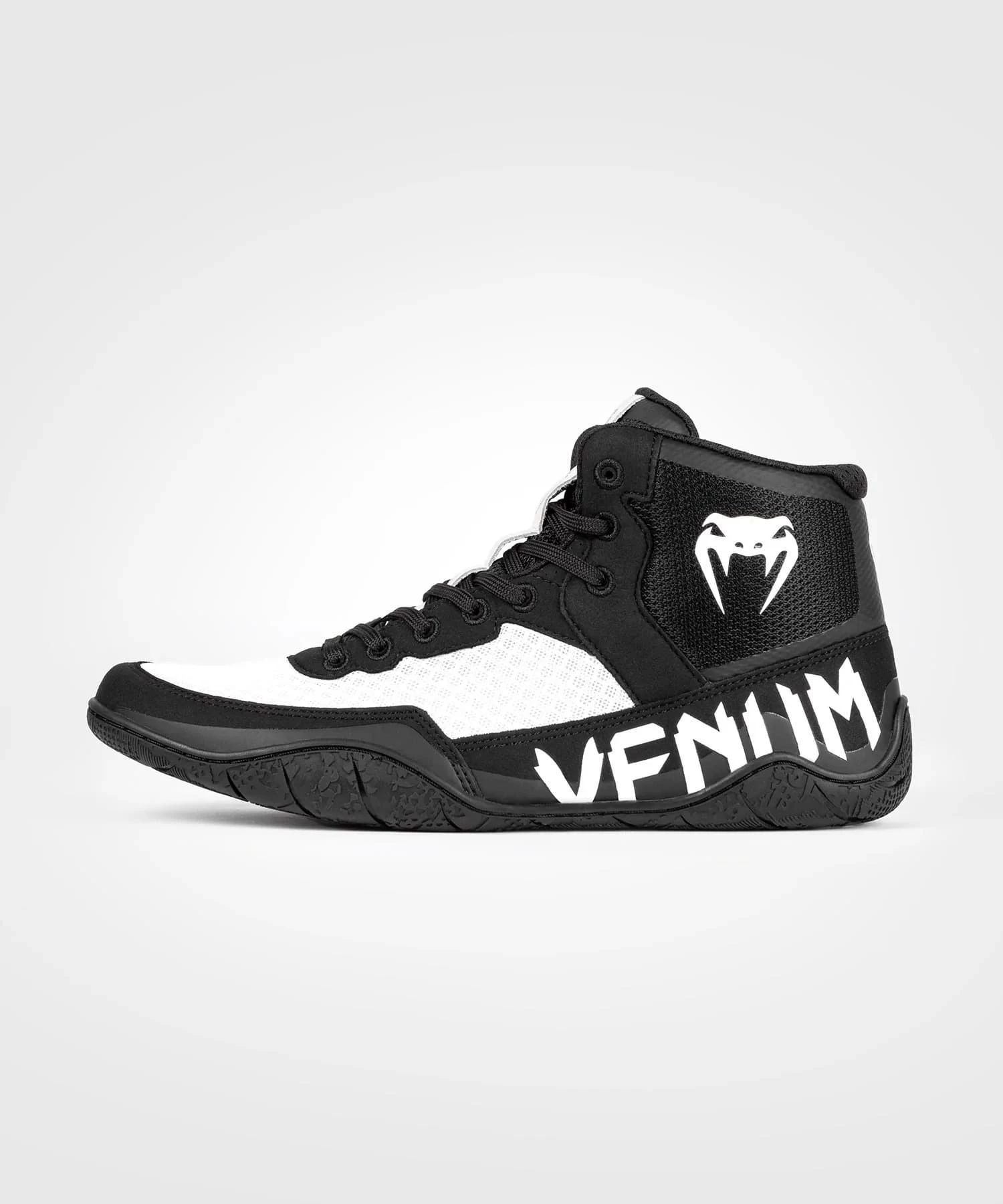 Борцівки Venum Elite Wrestling Shoes Black White купити