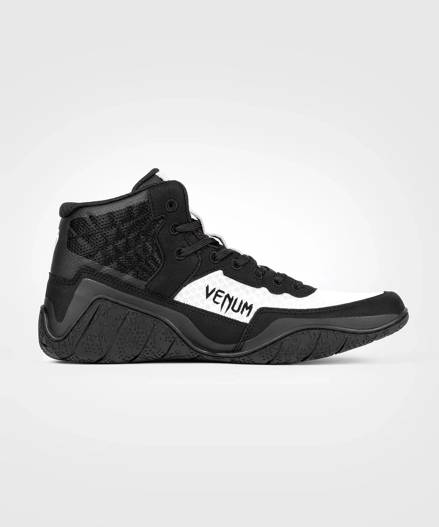 Борцівки Venum Elite Wrestling Shoes Black White ціна