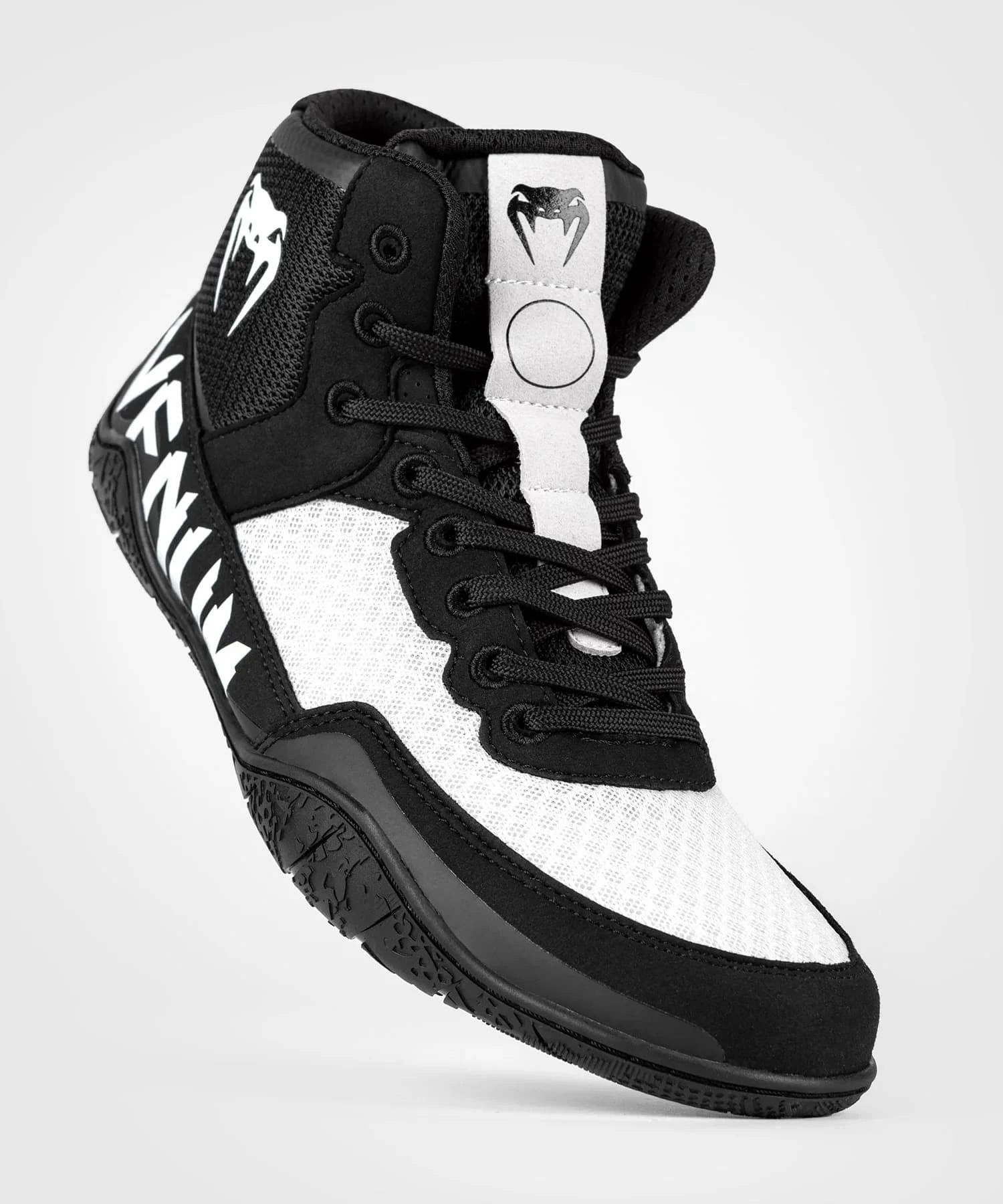 Борцівки Venum Elite Wrestling Shoes Black White фото