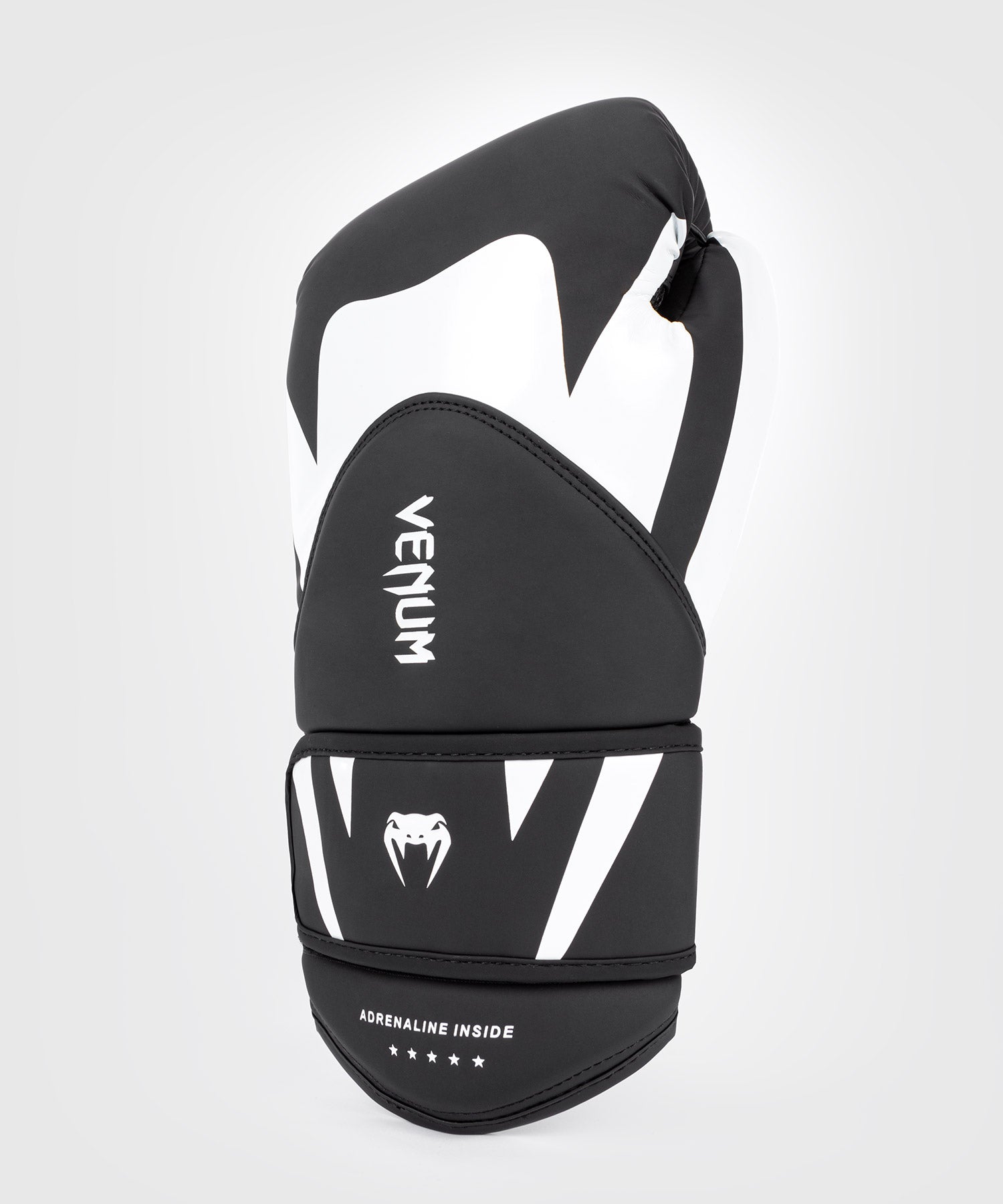 Venum Challenger 4.0 Boxing Gloves Black White photo