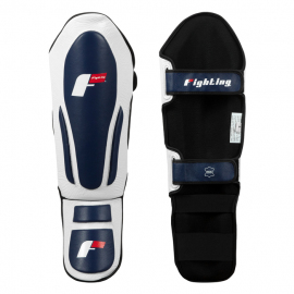 Захист гомілки Fighting Force Shin & Instep Guards White Blue