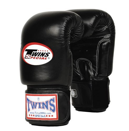 Боксерські рукавиці Twins Boxing Gloves Premium Leather BGVL3 Black купити