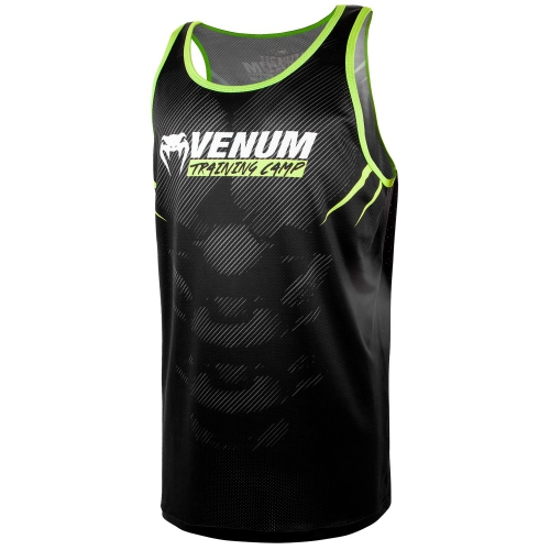 Майка Venum Training Camp 2.0 Tank Top Black Neo Yellow цена
