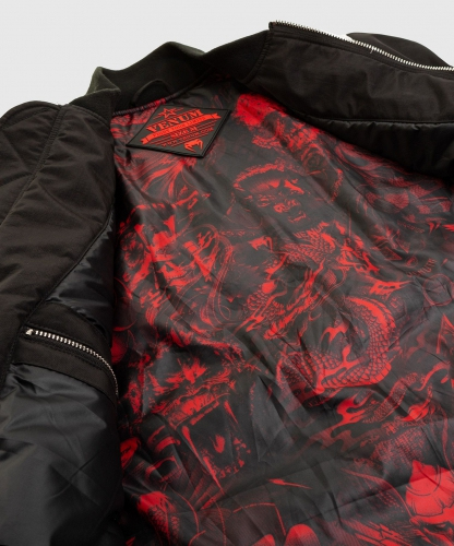 Бомбер Venum Art Bomber Black White размер