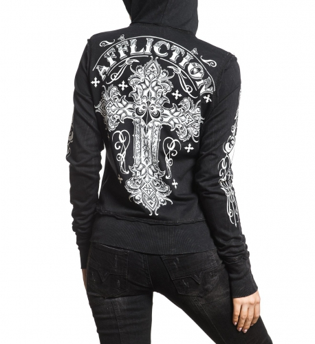 Женская толстовка Affliction Versailles Zip Hood купить