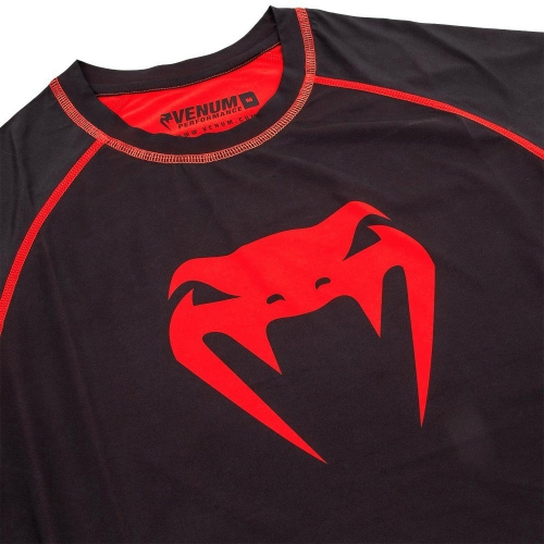 Venum Contender 3.0 Compression T-shirt Long Sleeves Black/Red photo